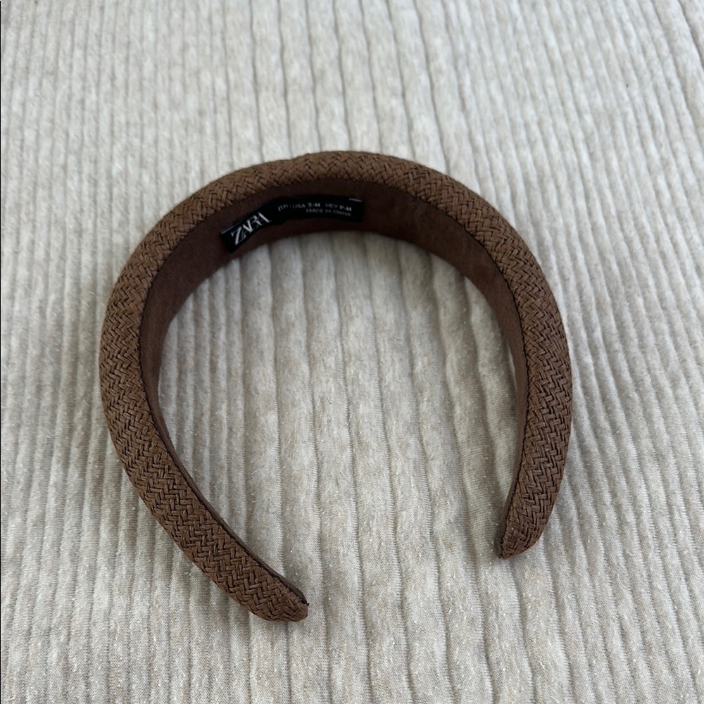Zara Textured Brown Headband